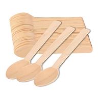Various Cucharas Desechables de Madera de abedul,Cubiertos Biodegradables,Ecológicos y Compostables,Reciclables,Ideal para Fiestas, Picnic y Cumpleaños (Cuchara16cm, 500 pcs)