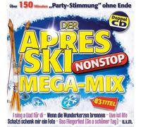 Various - Der Apres Ski Nonstop Mega-Mix ; 83 Titel ; I sing a Liad für di; Wenn die Wunderkerzen brennen; Schatzi schenk mir ein Foto; Das rote Pferd; Cowboy und Indianer; Die Hände zum Himmel; Viva Colonia; Wir fahren mit dem Bob; Live is Life; 20 cm;