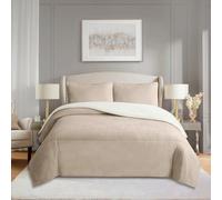 various Edredón Invierno Sherpa Extra Grueso 560 g/m² | Manta Borreguito Suave y Cálida | Edredón Borrego 260 x 260 cm Cama para Matrimonio y Sofá | Transpirable y Reversible.