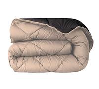 various Edredón Nórdico Bicolor - Edredón 400 gr/m² Microfibra de Poliéster 100% Reversible Transpirable Rellno Fibra Hueca siliconada válido para Cama de 150-250 x 270 cm Color Arena y Choco