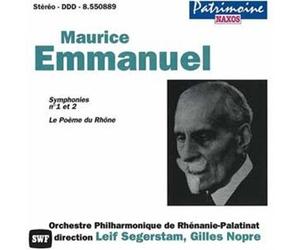Various - Emmanuel Maurice : Patrimoine - Symphonies N 1 & 2