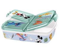 various Fiambrera para Niños-Sandwichera con 3 Compartimentos para Guardería, Fiambrera con División Infantil de Plástico Libre de BPA, Gran regalo para niños (Disney 100)
