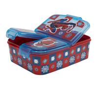 various Fiambrera para Niños,Sandwichera con 3 Compartimentos para Guardería, Fiambrera con División Infantil,Gran regalo para niños(Spiderman)