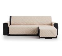 various - Funda Cubre Sofá Chaise Longue, Protector para Sofás con Relleno Acolchado,Protector para Sofás,Reversible para Chaise Longue Izquierda/Derecha. Tamaño -280cm. Color Crudo