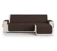 various - Funda Cubre Sofá Chaise Longue,Protector para Sofás con Relleno Acolchado,Protector para Sofás,Reversible para Chaise Longue Izquierda/Derecha. Tamaño -240cm. Color Marrón