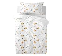 various Funda nordica Cuna Infantil de 60x120cm Reversible,100% algodón Saco nordico y Cubre de edredon Cama para niños y niñas Juego Fundas para edredón 90 x 120 cm con Almohada 60 x 40 cm (Party)