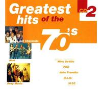 Various - greatest hits of the 70's cd 2 (CD Compilation, 18 Tracks) roxy music - love is the drug / mink deville - spanish stroll / mud - dyna-mite / motors - airport / tavares - whodunit / john travolta - greased lightnin' / e.l.o. - roll over beethoven / mac & katie kissoon - sugar candy kisses etc.