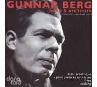 VARIOUS Gunnar Berg: Historical Recordings, Vol. 1 (CD) Album (Importación USA)