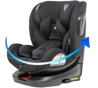 Various - I-Size Silla de Coche con ISOFIX Giratoria 360°,40-150 cm, de 0 a 12 años, Grupo 0/1/2/3,ECE R129,5 Posiciones Reclinadas, Protección Lateral, con Fijación Superior,Color Negro