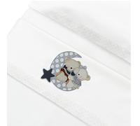 various Juego de Sabana para Cuna 60x120 cm 100% Algodon Fabricado en españa (encimera+Bajera Ajustable+Funda Almohada) (Oso Amoroso Gris)