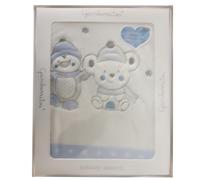 various Juego De Sábanas para Cuna 60 x 120 cm, Bebe Invierno Tipo Doralina Extrasuave (Bajera+encimera+Funda Almohada) (Unicornio Azul)