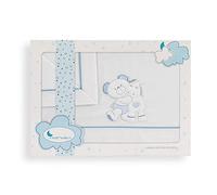 various Juego De Sábanas para Cuna 60 x 120 cm, Bebe Primavera y Otoño Tipo 100% Algodón Extrasuave Fafricado en España-INTERBABY(Bajera+encimera+Funda Almohada)-Pony Blanco/Azul