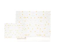 various Juego de Sábanas para Cuna Bebé 60x120 cm, 100% Algodón Extra Suave, Incluye Bajera Ajustable, Encimera y Funda de Almohada, Ropa de Cama Infantil Transpirable Estampado Luna Beige/Blanco