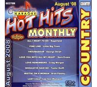 Various - Karaoke: Hot Hits Country August 2008