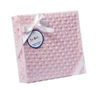 various Manta bebés Mantitas Burbuja 0.8x1.10m para bebés Suave y Confortable Cálida niña y niño Mantas para Todas Las Estaciones (Rosa)