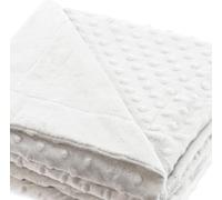 various Manta bebés MantitasBurbuja 0.8x1.10m para bebés Suave y Confortable Cálida niña y niño Mantas para Todas Las Estaciones (Blanco)