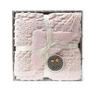 various Manta Burbujas con Borreguillo para bebés, 0.80 x 1.10 m Manta para recién Nacidos Mantitas para Bebes Suave y Confortable Cálida niña y niño Mantas para Todas Las Estaciones (Rosa)