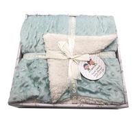 various Manta Burbujas con Borreguillo para bebés,Manta para recién Nacidos Mantitas para Bebes Suave y Confortable Cálida niña y niño Mantas para Todas Las Estaciones (Verde, 80x110)…