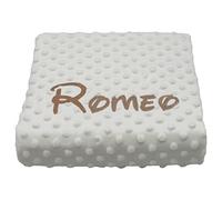 various Manta de Bebes 0.80 x 1.10 m Manta para recién Nacidos Personalizado con su Nombre Bordado, Mantitas para Bebes Suave y Confortable Cálida niños Regalos Padres Primerizos (Beige)