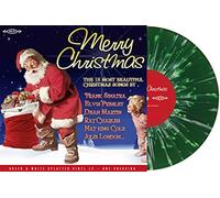 Various - Merry Christmas - LP 30cm Vert Moucheté Flocons De Neige [Vinilo]