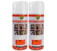 various-Pintura Spray Antioxidante Blanco liso 400 Ml para las Superficies de Metal, Hierro y Aluminio,Pack de 2 Unidad