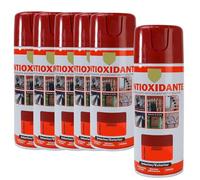 various-Pintura Spray Antioxidante Burdeos 400 Ml para las Superficies de Metal, Hierro y Aluminio,Pack de 6 Unidad
