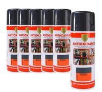 various-Pintura Spray Antioxidante Gris Oscuro 400 Ml para las Superficies de Metal, Hierro y Aluminio,Pack de 6 Unidad