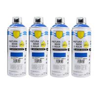 various - Pintura Spray Base Agua 400ml,Ecológica y Sin Olor,Para Muebles,Metal,Plástico y Madera,Colores Duraderos,Cobertura Uniforme - Azul Electrico,4 unidad