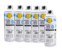 various - Pintura Spray Base Agua 400ml,Ecológica y Sin Olor,Para Muebles,Metal,Plástico y Madera,Colores Duraderos,Cobertura Uniforme - Blanco Mate,6 unidad