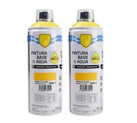 various - Pintura Spray Base Agua 400ml,Ecológica y Sin Olor,Para Muebles,Metal,Plástico y Madera,Colores Duraderos,Cobertura Uniforme - Amarillo Claro,2 unidad
