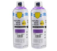 various - Pintura Spray Base Agua 400ml,Ecológica y Sin Olor,Para Muebles,Metal,Plástico y Madera,Colores Duraderos,Cobertura Uniforme - Violeta,2 unidad