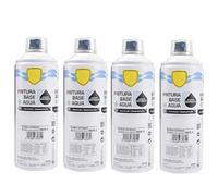 various - Pintura Spray Base Agua 400ml,Ecológica y Sin Olor,Para Muebles,Metal,Plástico y Madera,Colores Duraderos,Cobertura Uniforme - Blanco Satinado,4 unidad