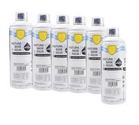 various - Pintura Spray Base Agua 400ml,Ecológica y Sin Olor,Para Muebles,Metal,Plástico y Madera,Colores Duraderos,Cobertura Uniforme - Blanco Satinado,6 unidad