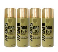 various-Pintura Spray Especial Oro 18K Multicolor Profesional 400ml Adecuado Metal Madera y Plástico Pack de 4 unidad