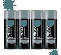 various Pintura Spray Gris Perla de 400 ml Adecuado para las Superficies de Metal, Madera y Plástico Pack de 4 Unidad