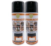 various Pintura Spray Imprimacion Negro de 400 ml Adecuado para las Superficies de Metal, Madera y Plástico Pack de 2 Unidad