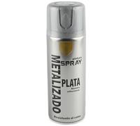 various-Pintura Spray Metalizado Plata Brillo Multicolor Profesional 400ml Adecuado Metal Madera y Plástico Pack de 1 unidad