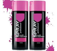 various Pintura Spray Violeta de 400 ml Adecuado para las Superficies de Metal, Madera y Plástico Pack de 2 Unidad