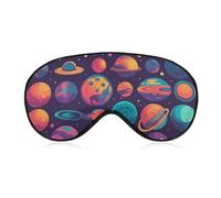 Various Planets - Antifaz para dormir suave y cómoda con correa ajustable, cubierta de ojos, sombra de ojos para hombres y mujeres, trabajo, viajes