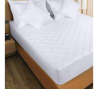 Various Protector de Colchón Acolchado 150x190/200 cm Impermeable,Cubre Colchon Transpirable, Estira hasta 30 cm de Profundidad,Elástico En Todo El Contorno,Transpirable,Absorbente