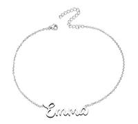 various Pulsera Mujer con Nombre Acero Inoxidable-Brazalete Nombre Personalizado Plateado para Mujer-Regalos Personalizados para Mujer Madres Niña Parejas, Mejor Amiga-Emma
