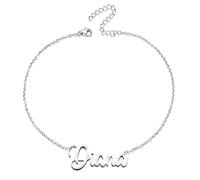 various Pulsera Mujer con Nombre Acero Inoxidable-Brazalete Nombre Personalizado Plateado para Mujer-Regalos Personalizados para Mujer Madres Niña Parejas, Mejor Amiga-Diana