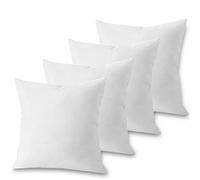 various Relleno de Cojín Fibra Virgen Hueca Siliconada 100% Poliéster, Relleno Suave Indeformable Antialérgico, Lavable para Sofá Cama Salón Oficina Terraza, 60x60 cm (4 Unidad)