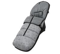 Various Saco de Invierno Universal para Silla de Paseo, Animales Gris | Para paseos de otoño e invierno, con abrigo frente al viento y la humedad
