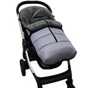 Various Saco de Invierno Universal para Silla de Paseo,Gris | Para paseos de otoño e invierno, con abrigo frente al viento y la humedad