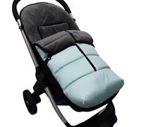 Various - Saco de Silla de Paseo Universal Impermeable con Forro de Polar Térmico, Saco Invierno Silla Paseo Resistente y Transpirable,Saco de Abrigo Carritos,Color Verde Liso