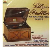 Various - Schlagerrückblick 30er/40er Jahre 2