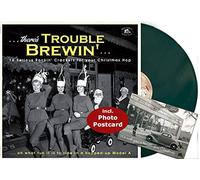 Various - Season's Greetings - Christmas ...There's Trouble Brewin' - 16 Serious Rockin' Crackers for your Christmas Hop (LP, Green Vinyl)
