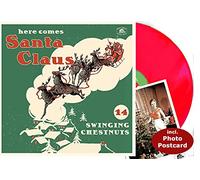 Various - Season's Greetings - Here Comes Santa Claus - 14 Swingin' Chestnuts - (LP, Red Vinyl)