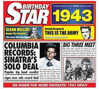 Various - See Listing - 70th Birthday Gift Idea - 1942 Birthday Card and 1942 Original Chart Hits On CD